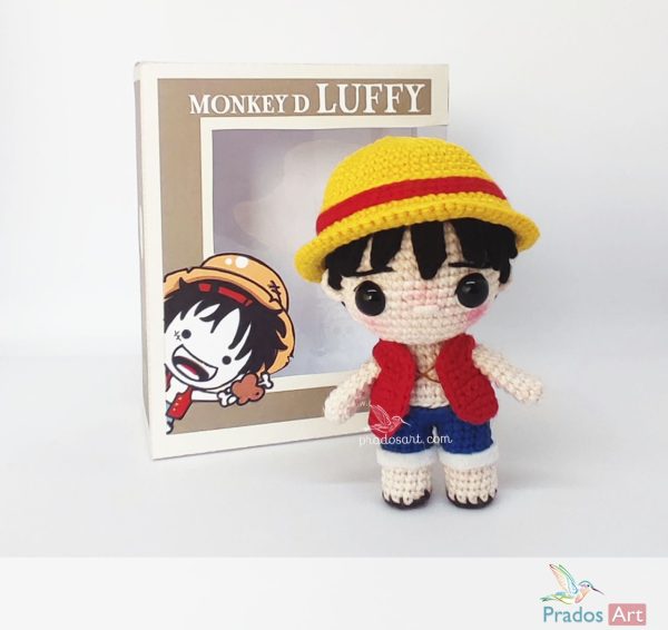 PRADOS ART - RAMO HAPPY 2 Amigurumi Monkey D. Luffy